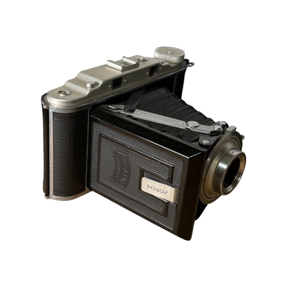 Braun Norca Super Folding Camera Steinheil-Cassar 105mm f6.3 Vario Lens Germany - Picture 6 of 16